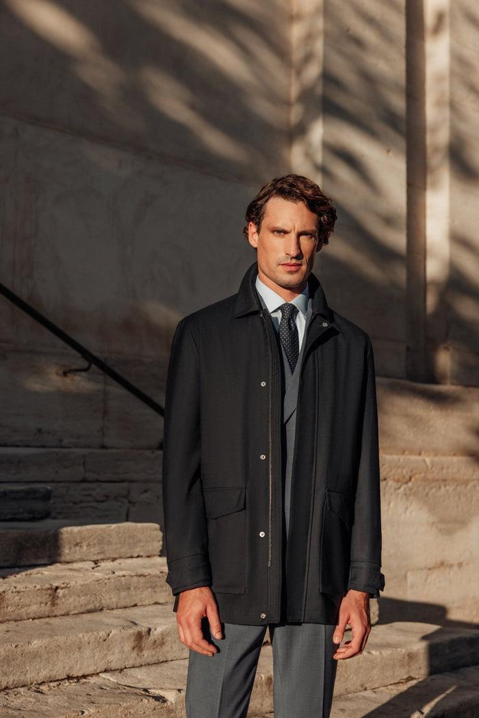 izac Parka courte 2 poches marine