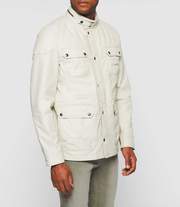 Izac Parka Courte Quatre Poches Mastic "Raf"