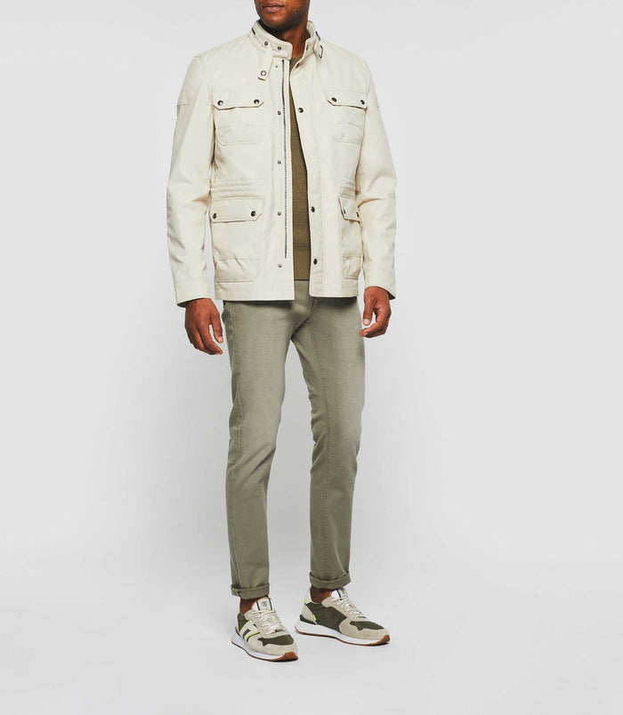 izac Parka courte quatre poches mastic "Raf"