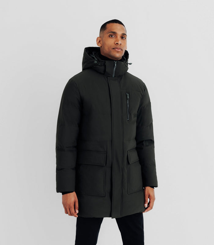 Izac Parka Longue Kaki