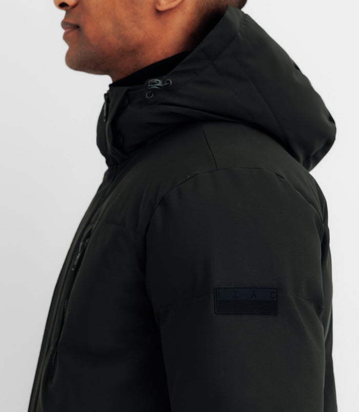 Izac Parka Longue Kaki