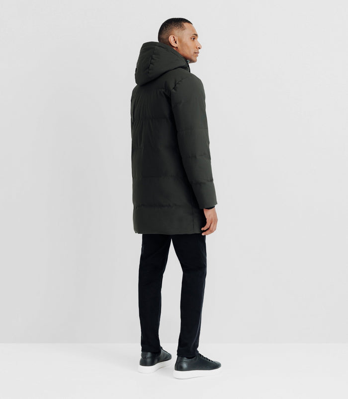 Izac Parka Longue Kaki
