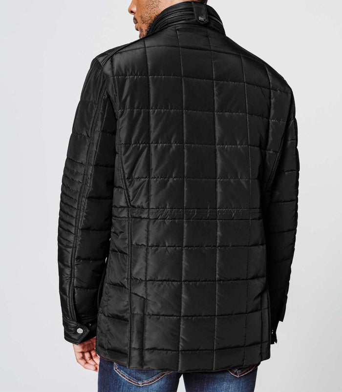 Izac Parka Matelassage Carreaux
