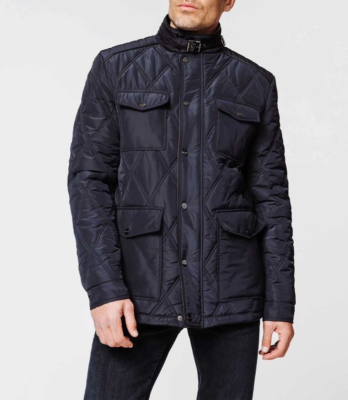 Izac Parka Matelassée Marine