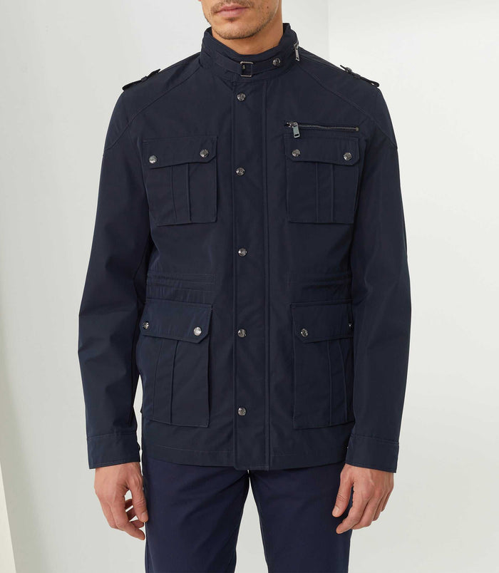 Izac Parka Multipoche Bleu Marine "Connu"