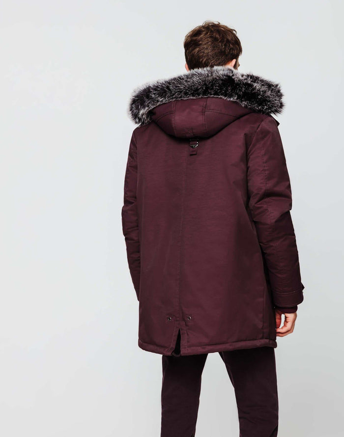 izac Parka multipoche bordeaux