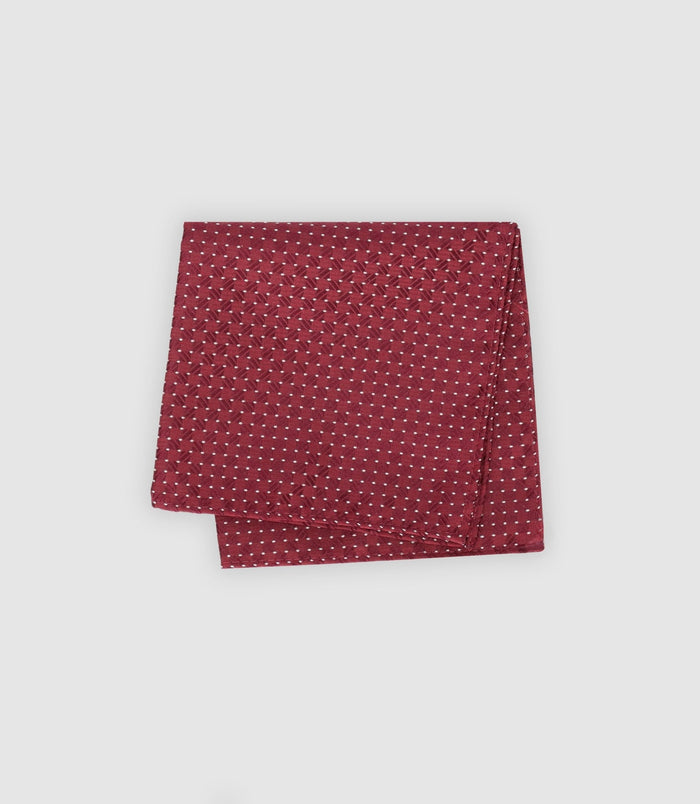 Izac Pochette En Soie Bordeaux