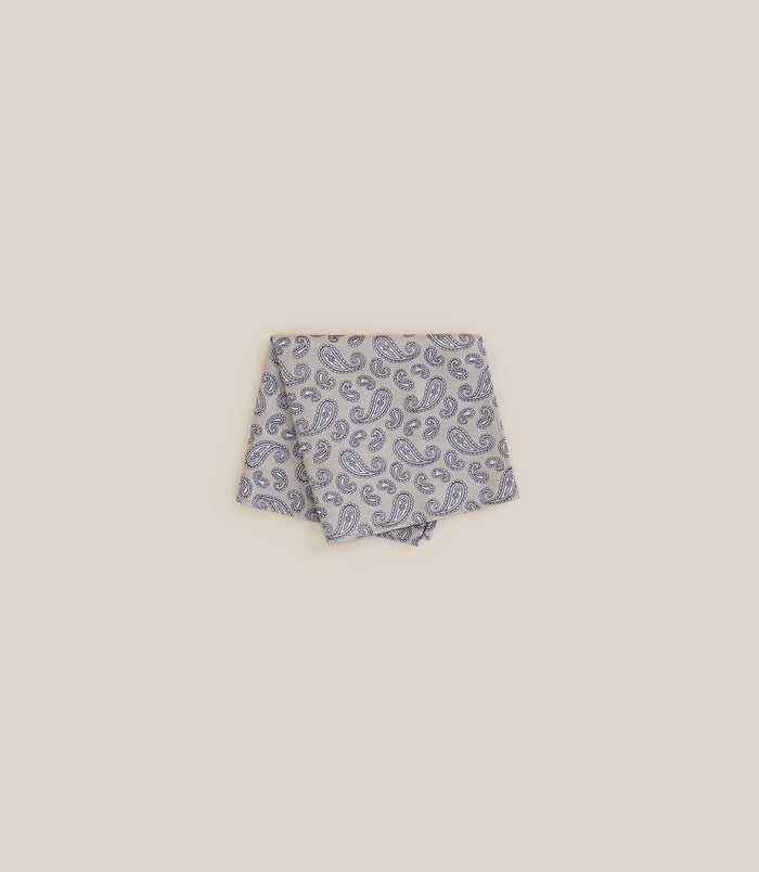 Izac Pochette Paisley Beige