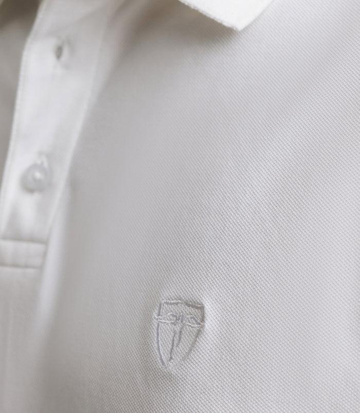 Izac Polo Avec Broderie Blanc