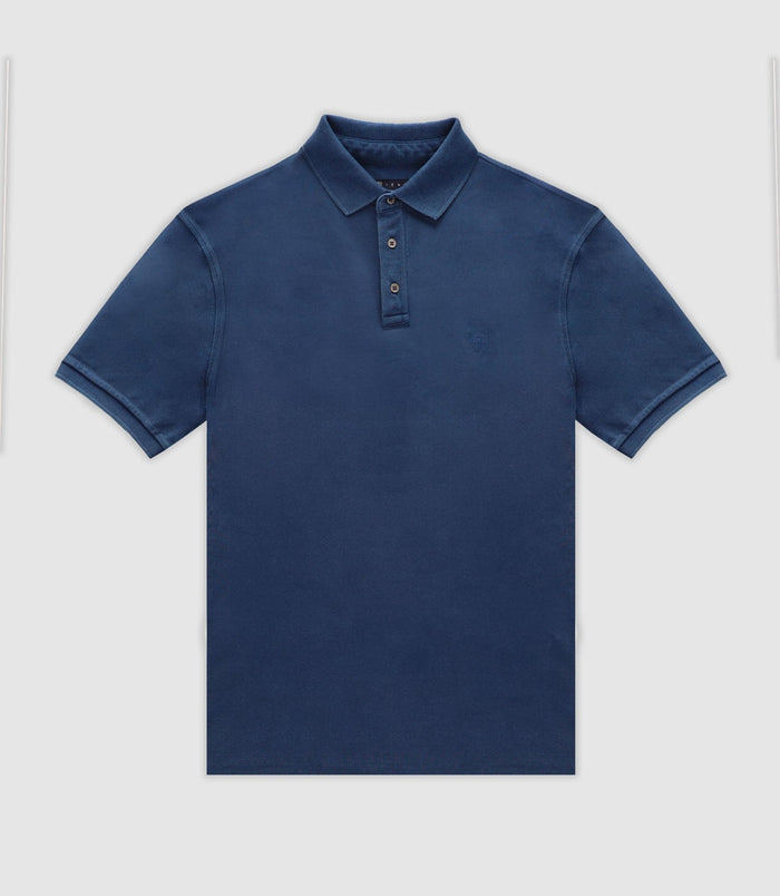izac Polo avec broderie indigo