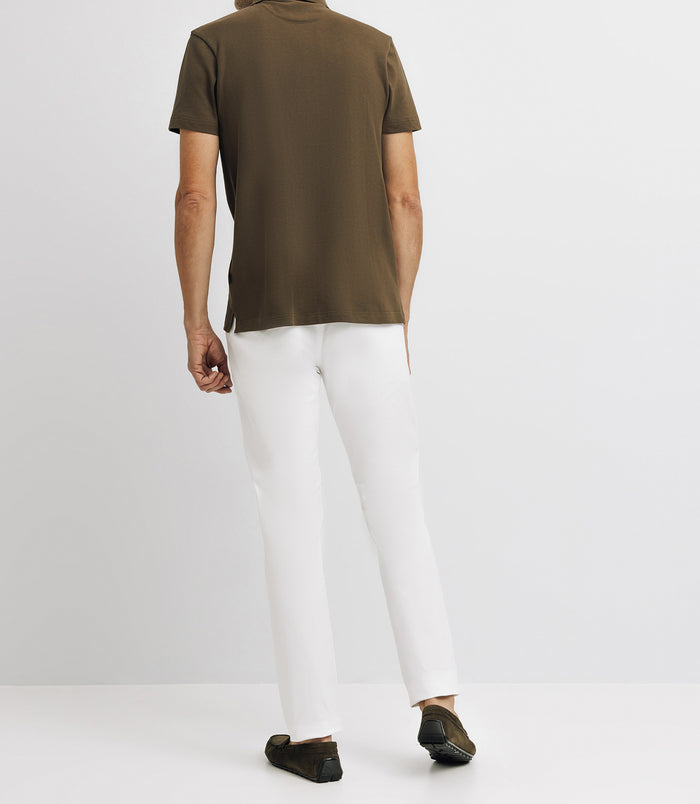 Izac Polo Avec Broderie Kaki