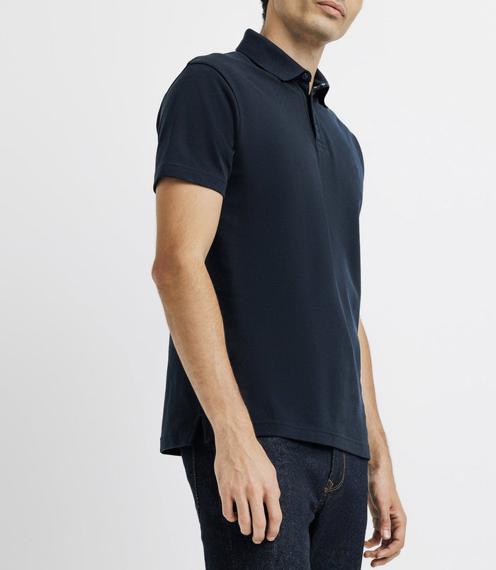 Izac Polo Avec Broderie Marine