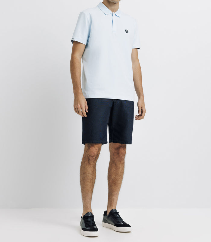 izac Polo avec patch ciel