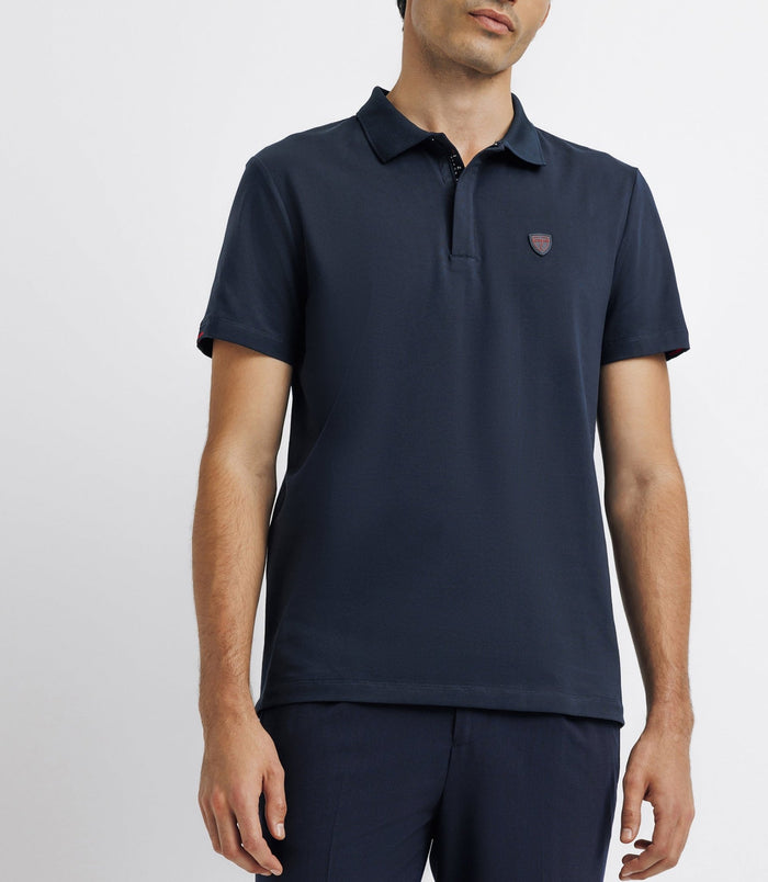 Izac Polo Avec Patch Marine