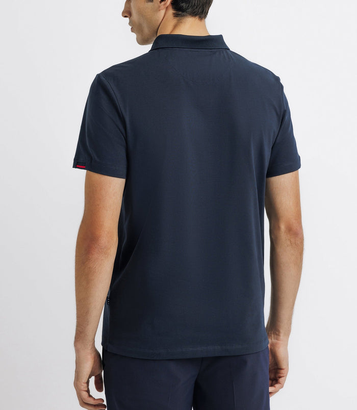 Izac Polo Avec Patch Marine