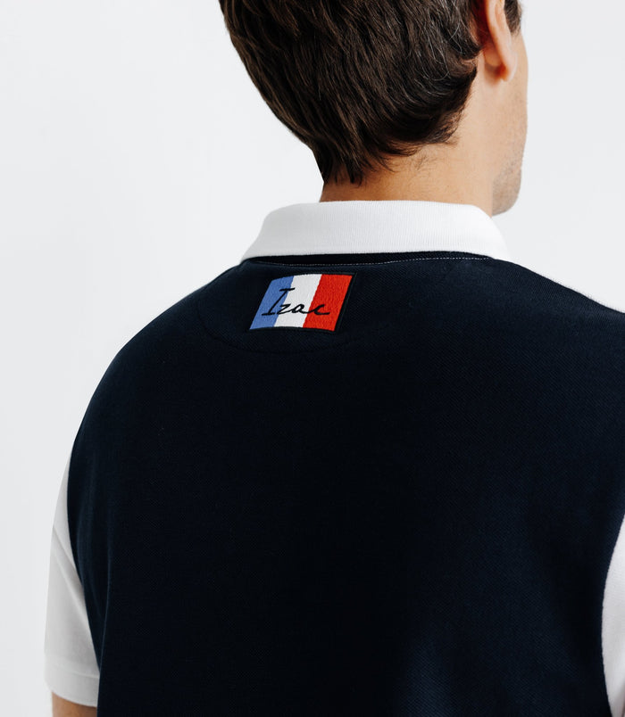 Izac Polo Avec Rayures Marine