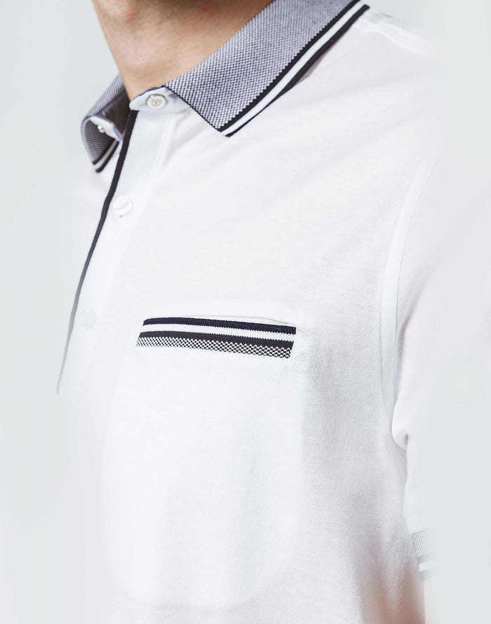 izac Polo Blanc Jersey