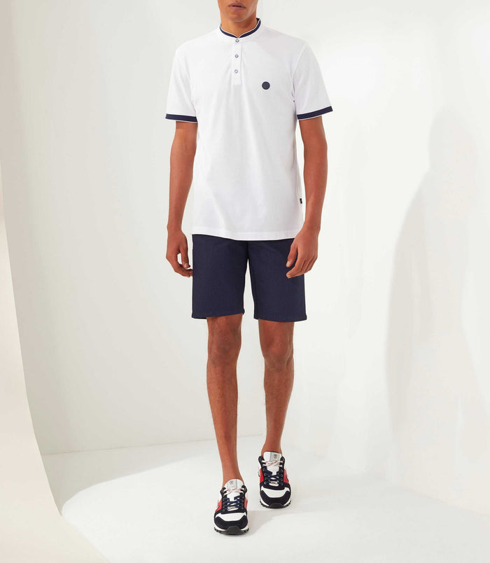 izac Polo blanc "Maco"