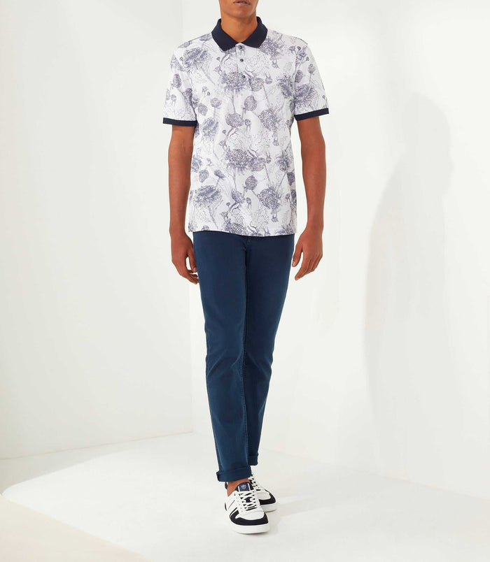 Izac Polo Blanc "Maureen"