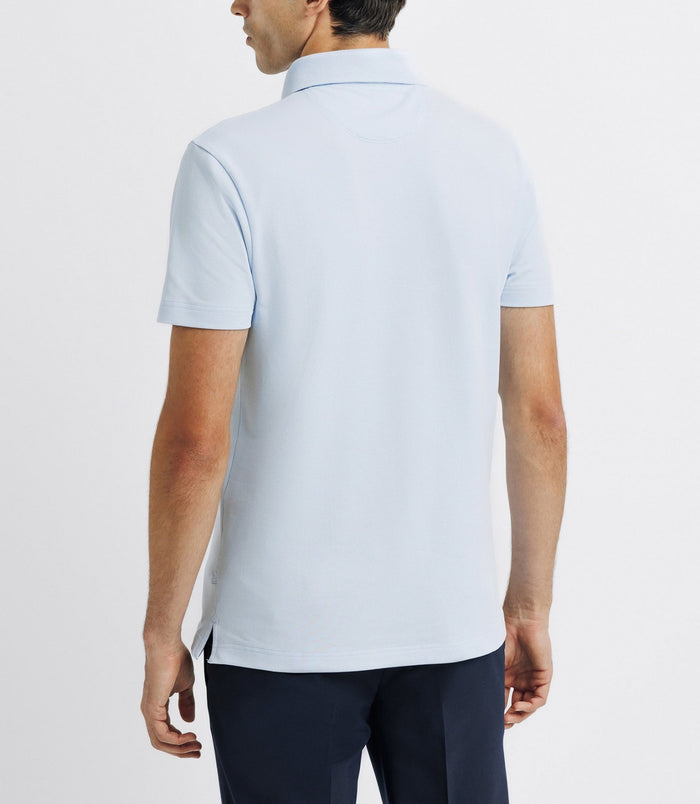 Izac Polo Boutonné Ciel