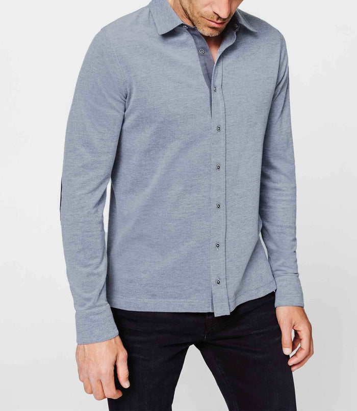 Izac Polo Chemise Indigo
