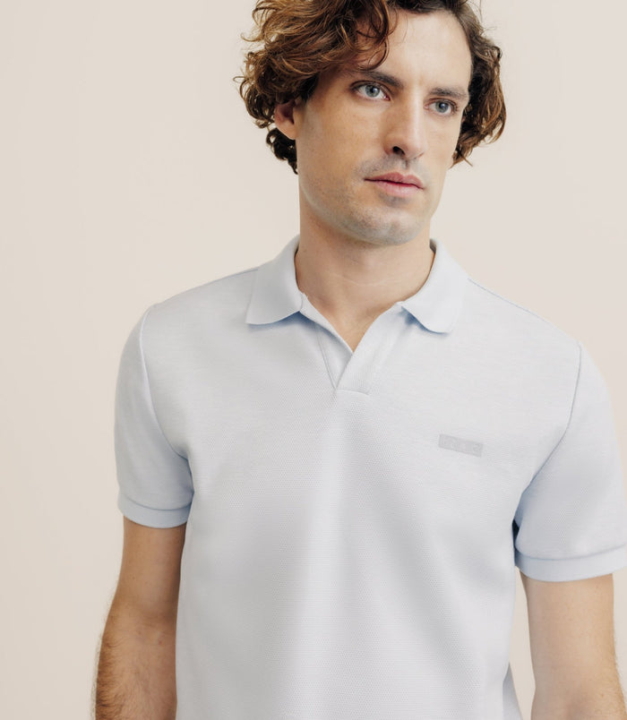 Izac Polo Col Ouvert Ciel