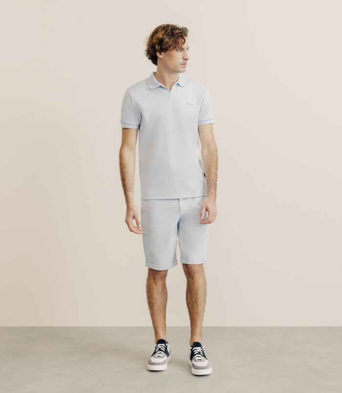 Izac Polo Col Ouvert Ciel