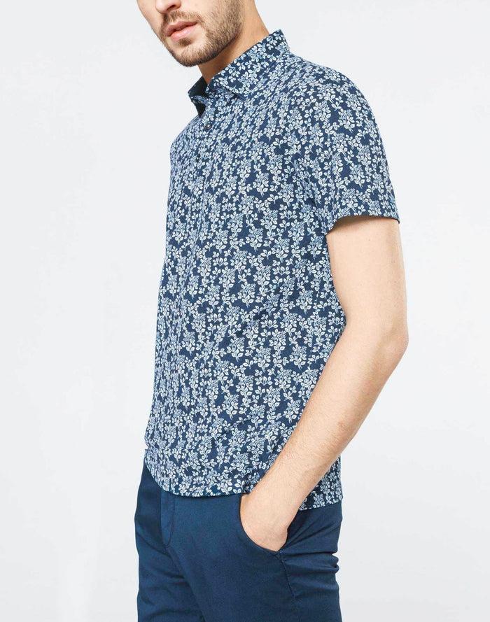 izac Polo coton fleuri