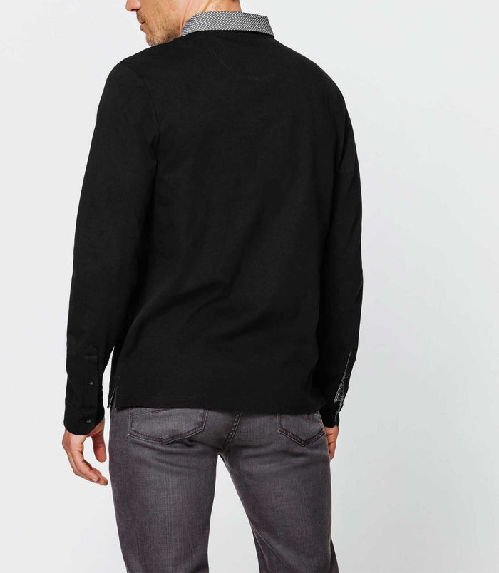 Izac Polo Coton Noir