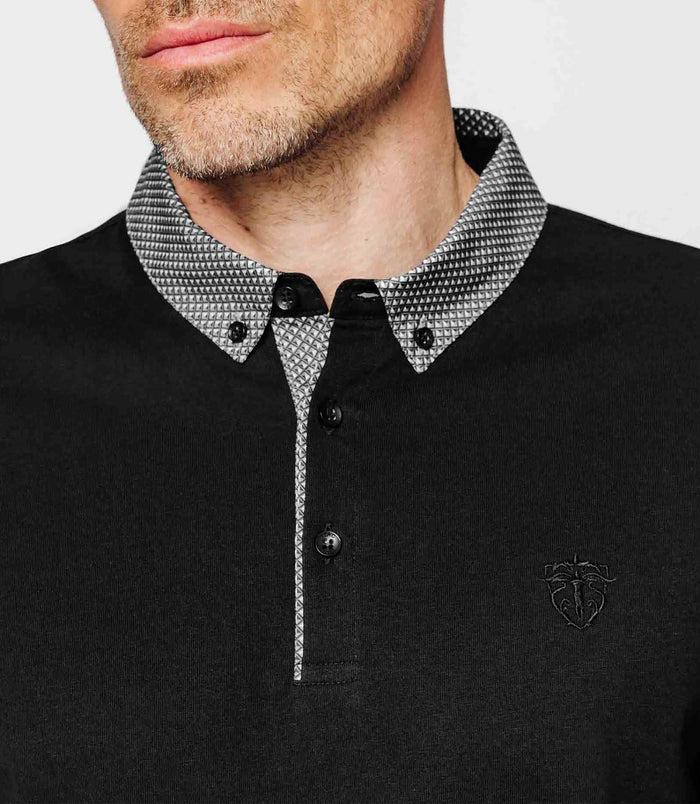 Izac Polo Coton Noir