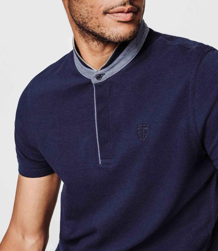 izac Polo coton piqué marine