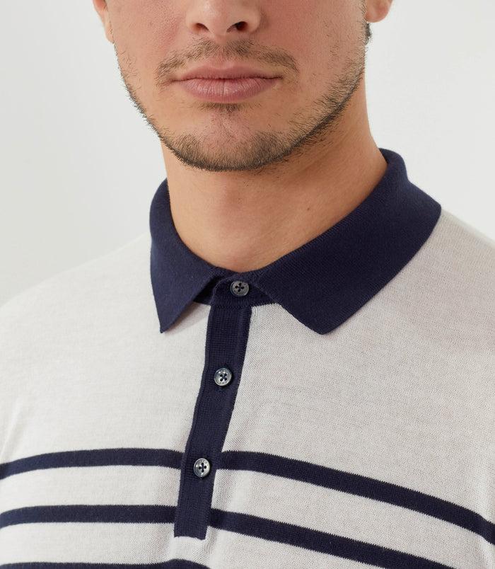 Izac Polo écru "Mai"