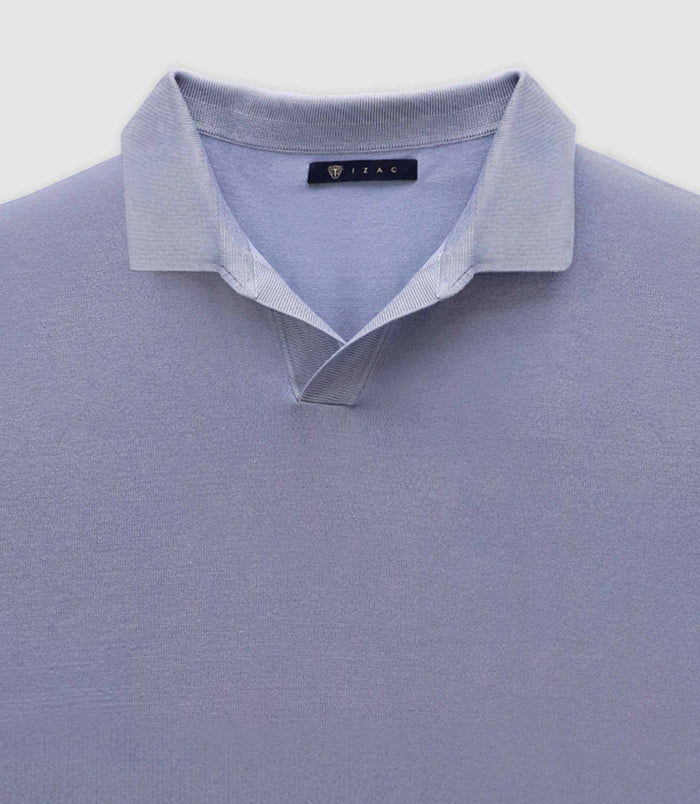 Izac Polo En Maille Ciel