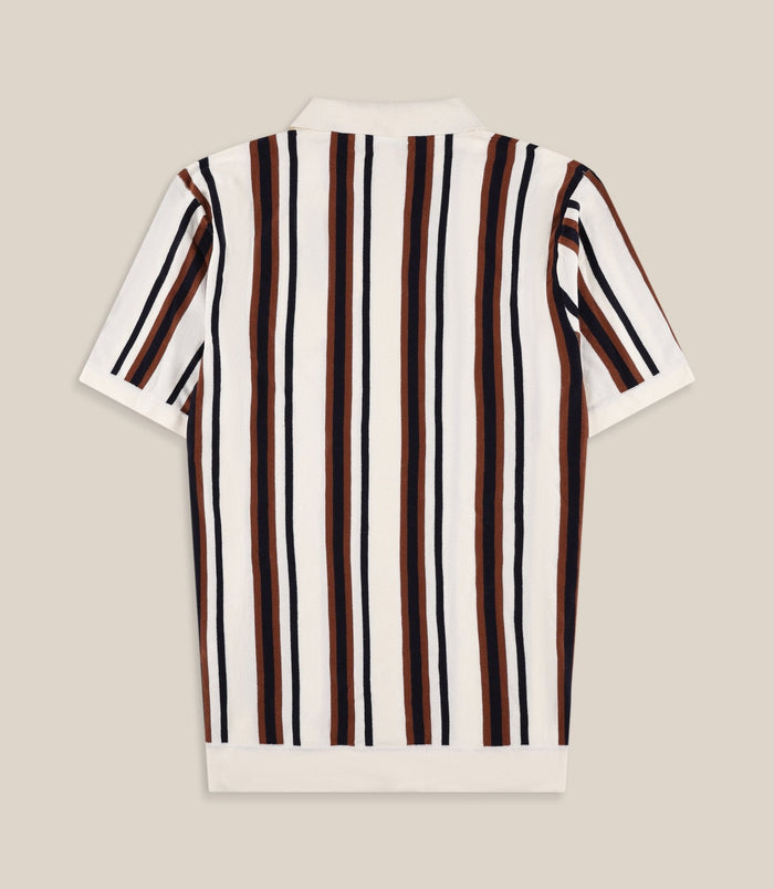 Izac Polo En Maille écru