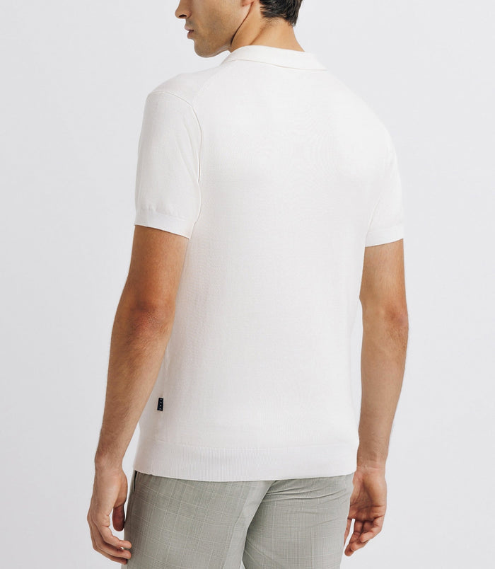 Izac Polo En Maille écru