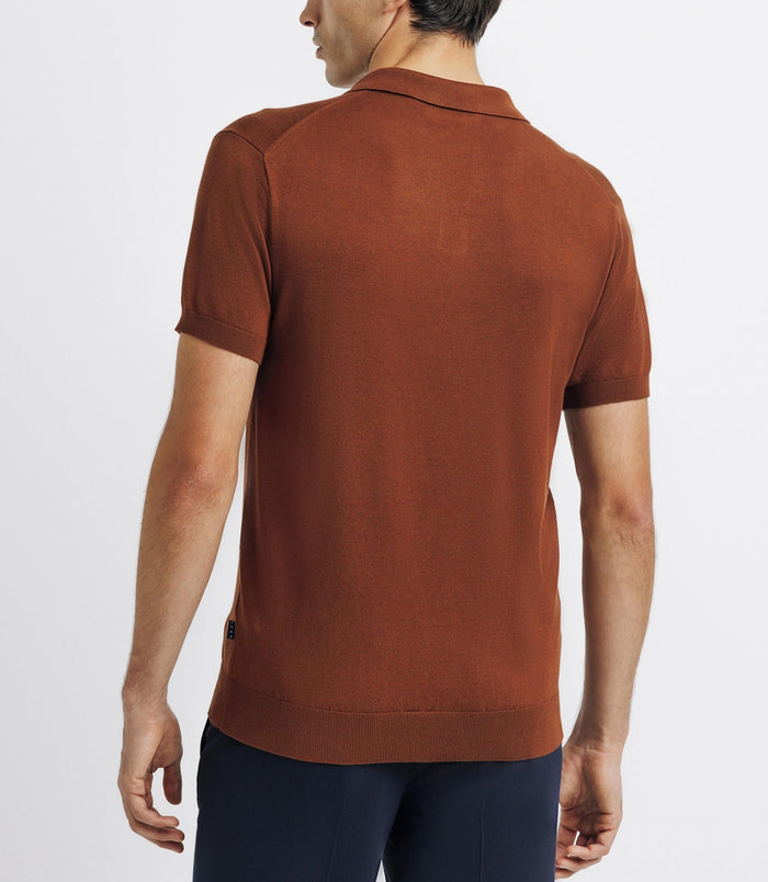 Izac Polo En Maille Truffe