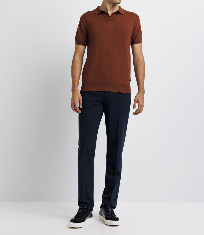 izac Polo en maille truffe