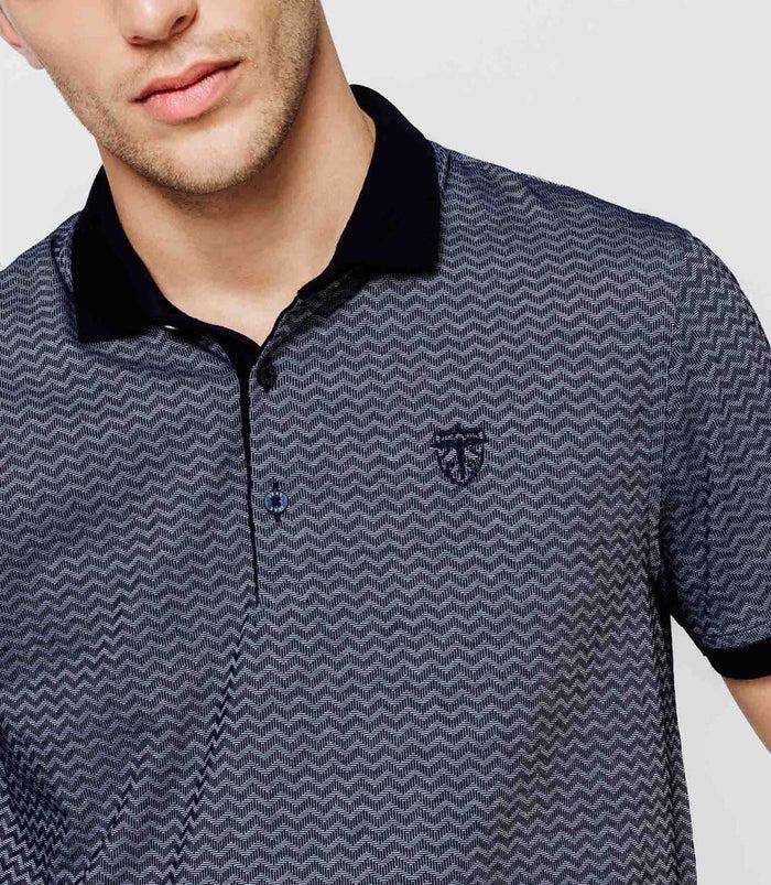 Izac Polo Jacquard Fantaisie