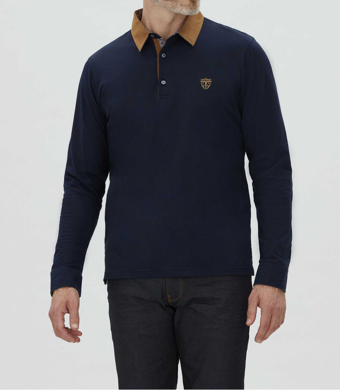 Izac Polo Jersey Chemise Marine "Carl"