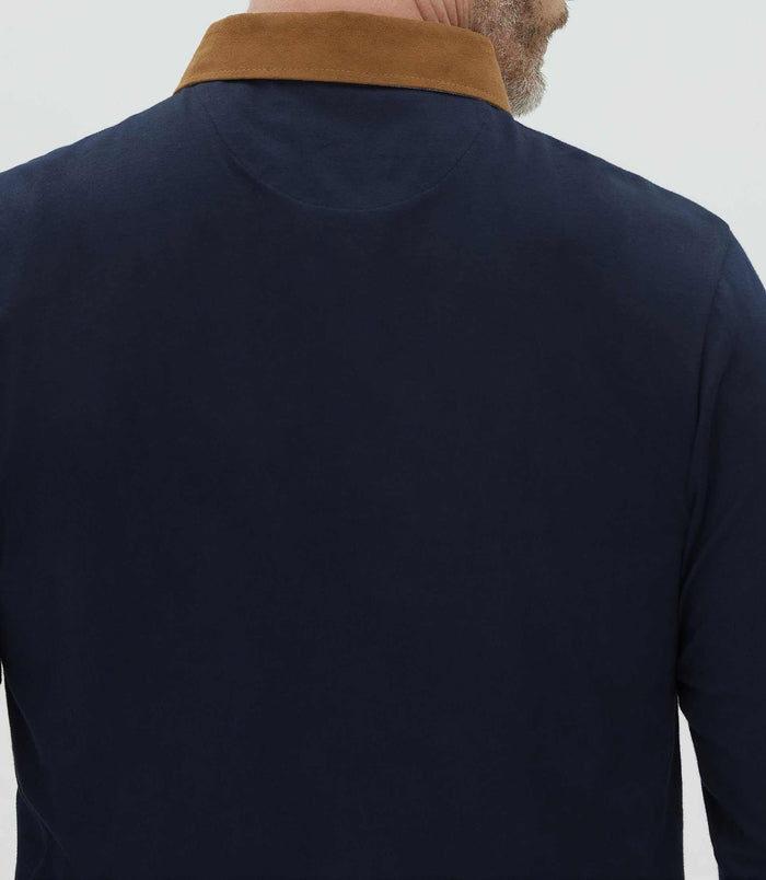 Izac Polo Jersey Chemise Marine "Carl"