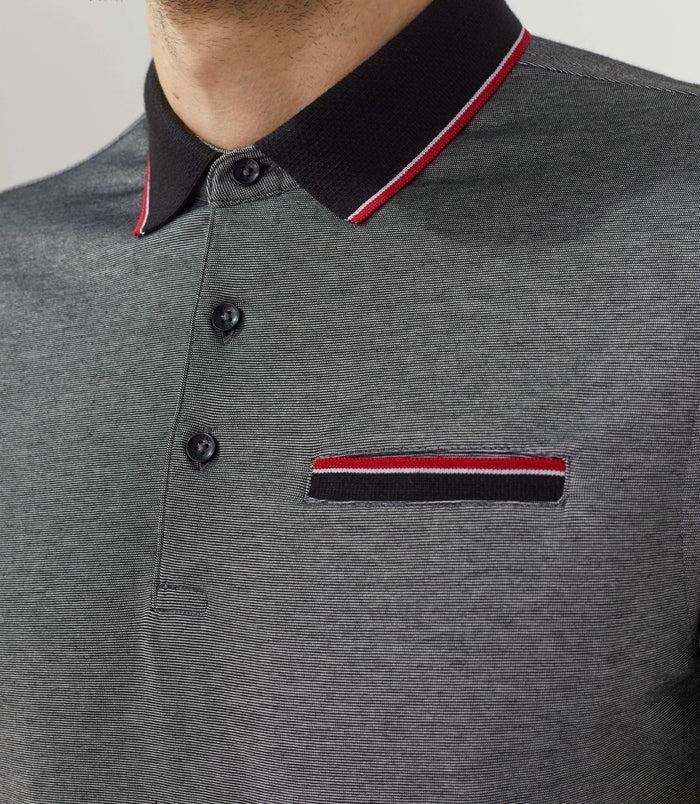Izac Polo Jersey Noir "Rally"