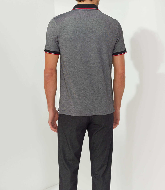 Izac Polo Jersey Noir "Rally"