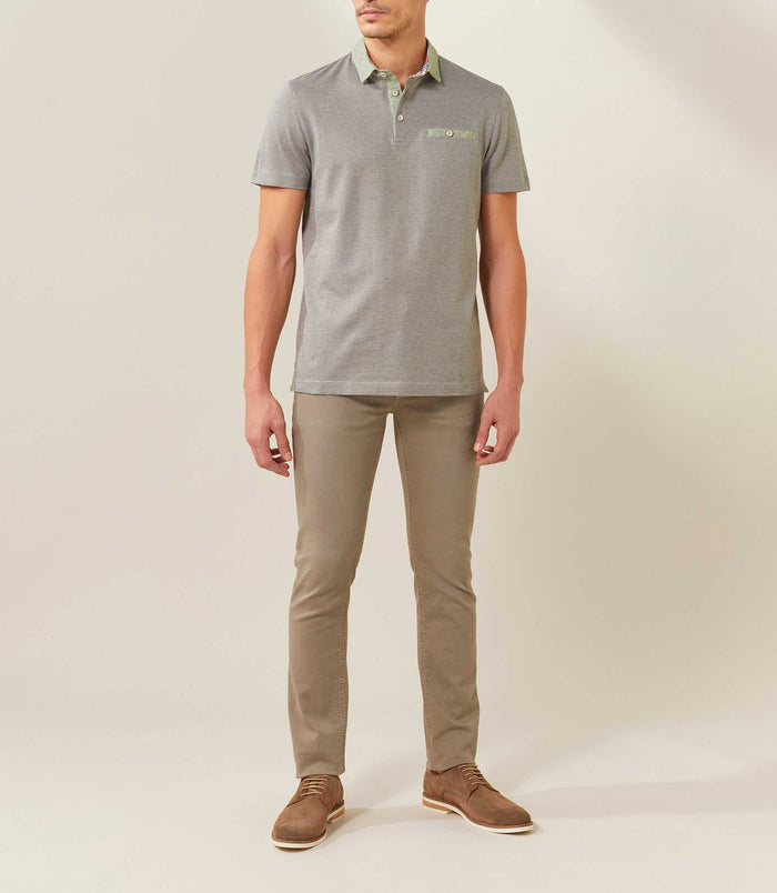 Izac Polo Kaki "Micron"