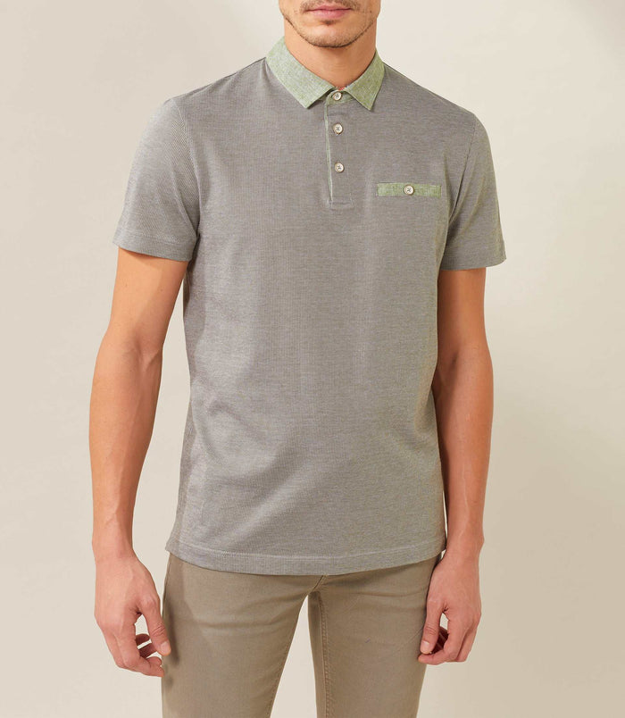 izac Polo kaki "Micron"