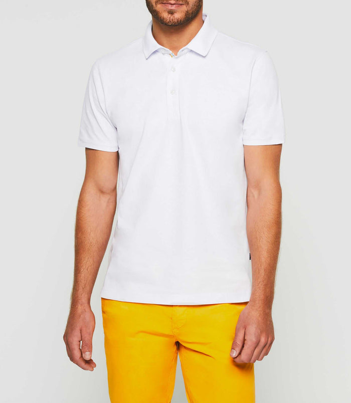 Izac Polo Manches Courtes Blanc "Gregor"