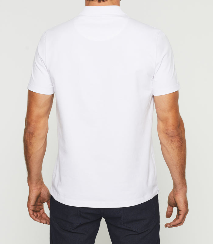 Izac Polo Manches Courtes Blanc GREGORYOUT