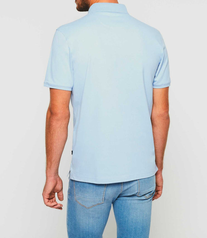 Izac Polo Manches Courtes Bleu Ciel GREGOROUT