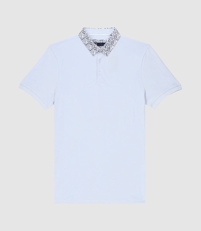 Izac Polo Manches Courtes Bleu Ciel GUYLAINEOUT