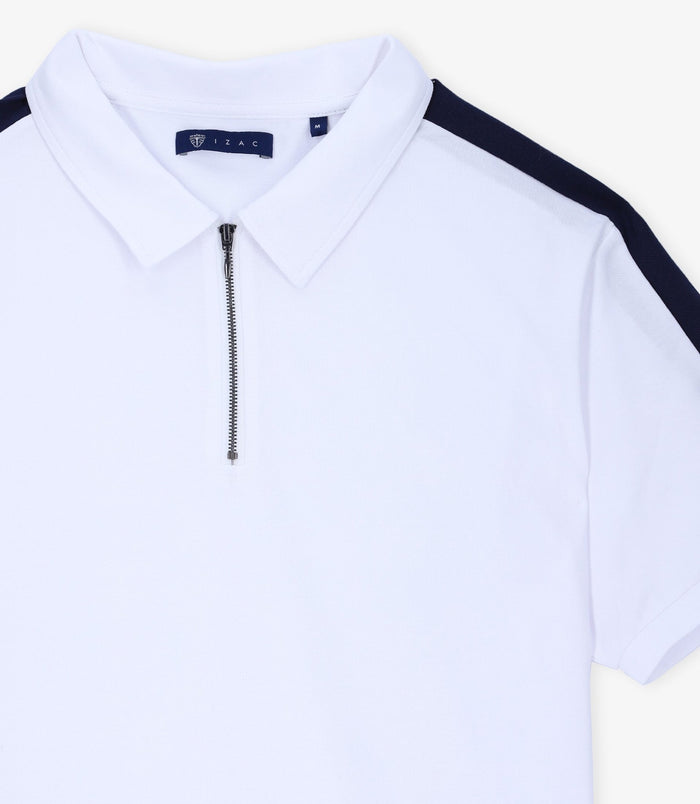 Izac Polo Manches Courtes Ecru