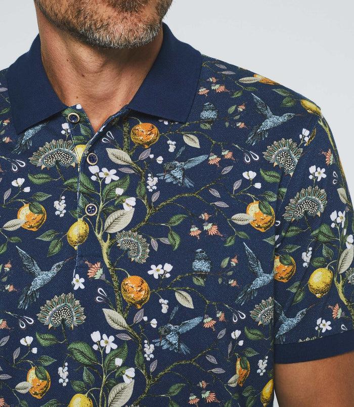 Izac Polo Manches Courtes Marine "Gabi"